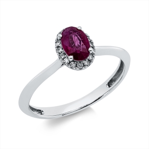 Ring 4er-Krappe 18 kt WG