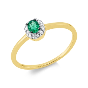 Ring 18 kt GG, Fass. teils schwarz/weiß rhod.