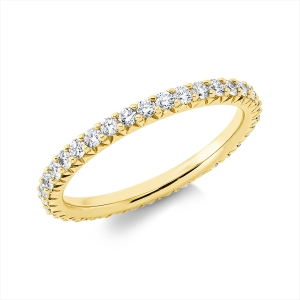 Infinity Memoire Ring  18kt Gelbgold mit 0,73ct Diamanten