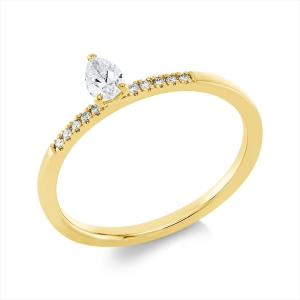 Ring 3er-Krappe 18 kt GG