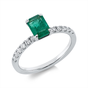 Ring 4er-Krappe 18 kt GG