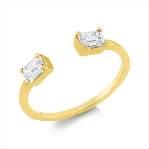 Ring 4er-Krappe 18 kt GG