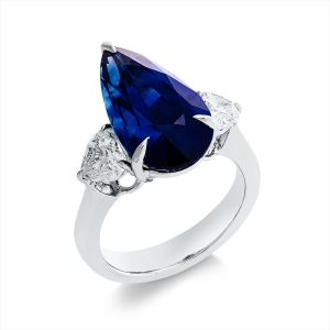 Ring 3er-Krappe 18 kt WG, GIA: 2pcs