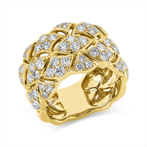 Ring  18kt Gelbgold mit 2,19ct Diamanten