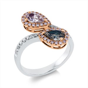Ring 18 kt WG+RG