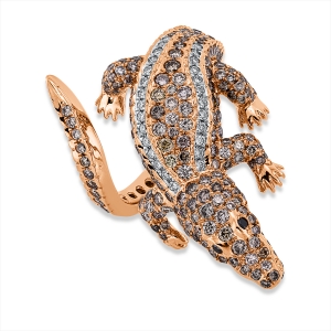 Ring 18 kt RG+WG