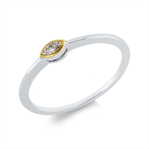 Ring 18 kt WG+GG