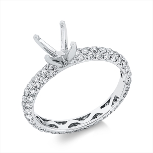 Ring 4er-Krappe 18 kt RG