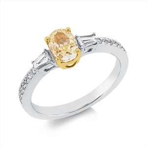Ring 4er-Krappe 18 kt WG+GG, GIA6481635159