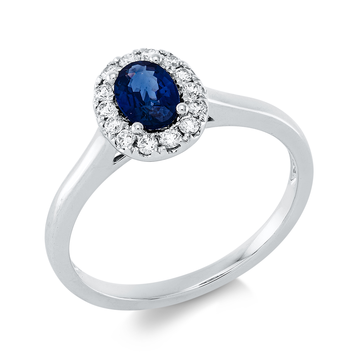 Ring 4er-Krappe 18 kt WG