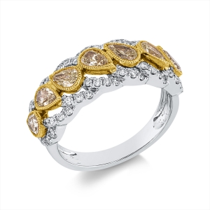 Ring 18 kt WG+GG