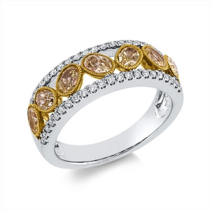 Ring 18 kt WG+GG