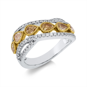 Ring 18 kt WG+GG