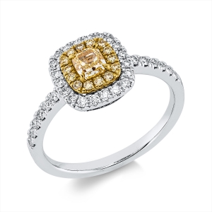 Ring 18 kt WG+GG