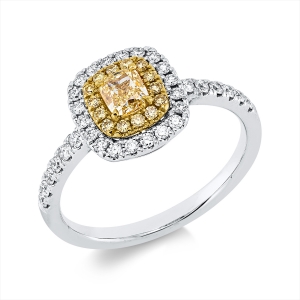 Ring 18 kt WG+GG