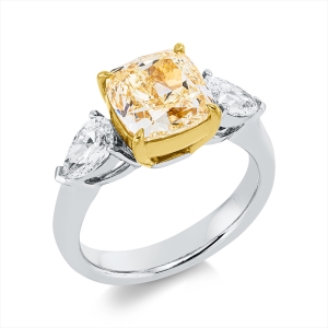 Ring 18 kt WG+GG, GIA122666521