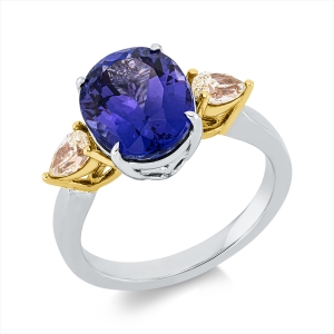 Ring 18 kt WG+GG