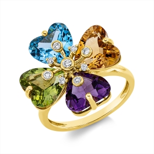 Ring 18 kt GG