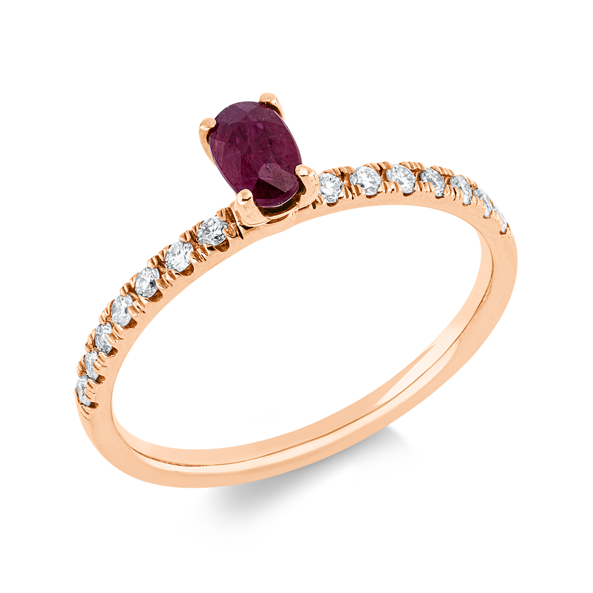 Ring 4er-Krappe 18 kt RG