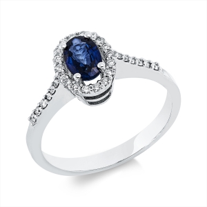 Ring 4er-Krappe 18 kt WG