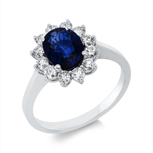 Ring 4er-Krappe 18 kt WG
