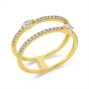Ring 18 kt GG