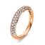 Pavé Ring  18kt Rotgold mit 0,67ct Diamanten