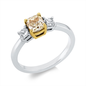 Ring 18 kt WG+GG