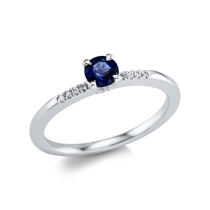 Ring 4er-Krappe 18 kt WG