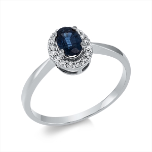 Ring 4er-Krappe 18 kt GG
