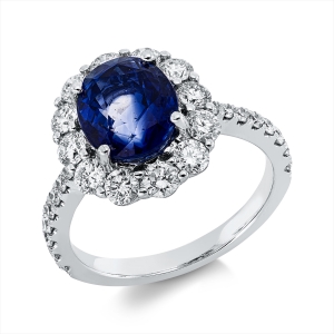Ring 4er-Krappe 18 kt WG