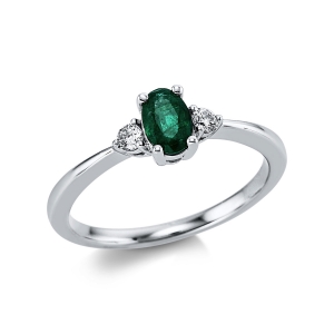 Ring 4er-Krappe 18 kt WG