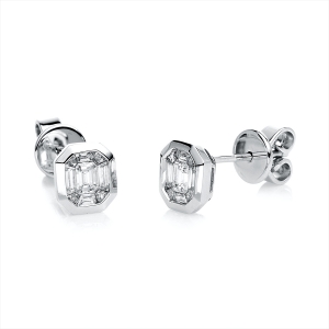 Ohrstecker 18 kt WG