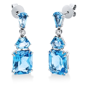 Ohrschmuck 4er-Krappe 18 kt WG