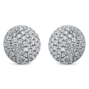 Pavé Ohrstecker  18kt Weißgold mit 2,17ct Diamanten