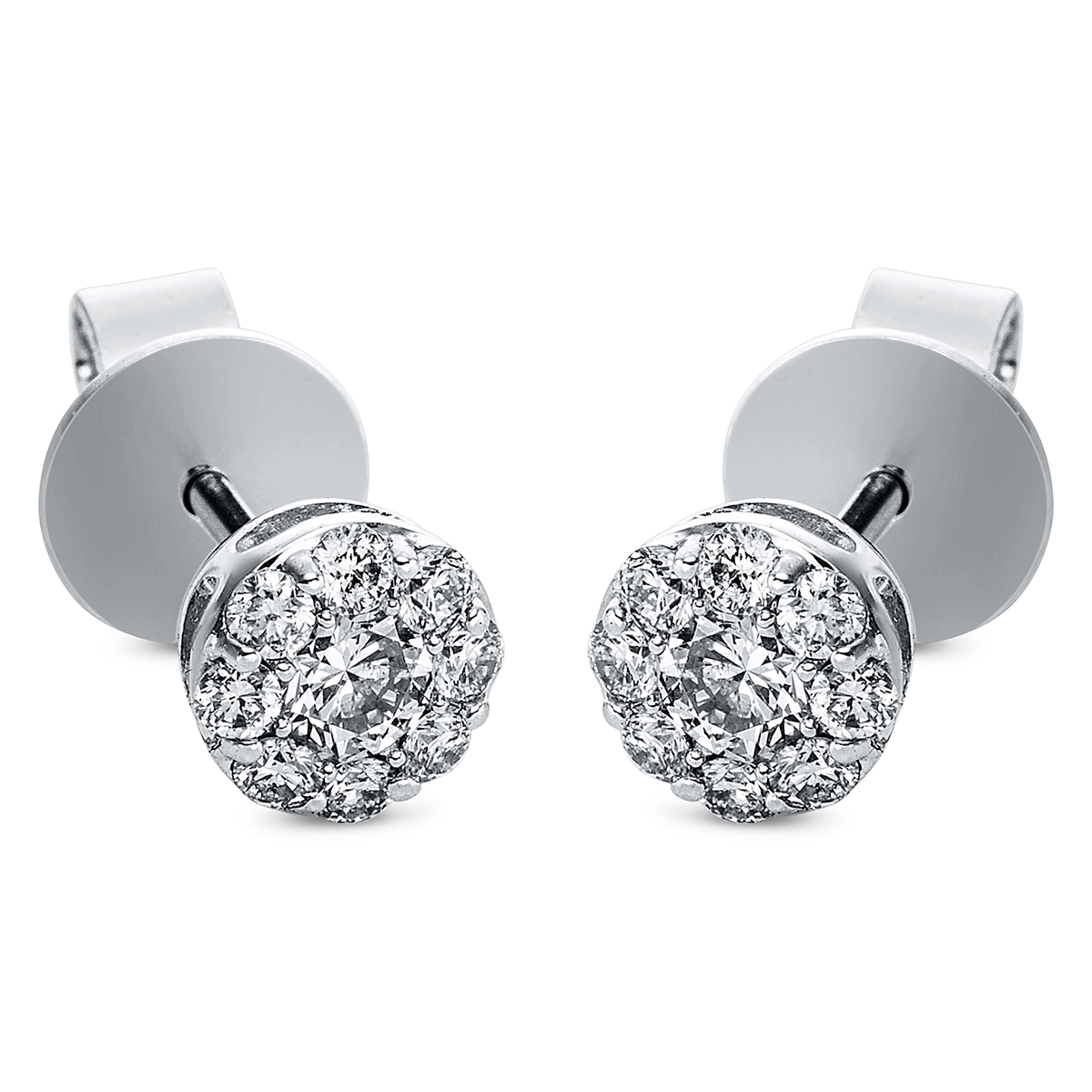 Ohrstecker 18 kt WG