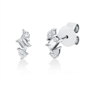 Ohrstecker 18 kt WG
