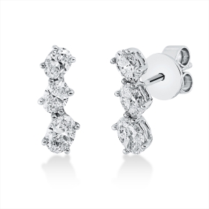 Ohrstecker 18 kt WG