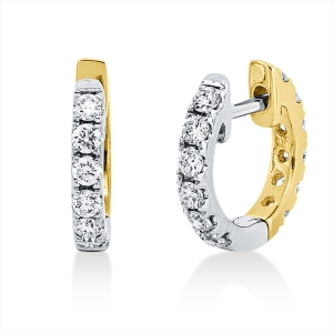 Creolen 18 kt WG+GG
