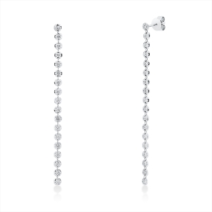 Ohrschmuck  14kt Weißgold mit 0,68ct Diamanten