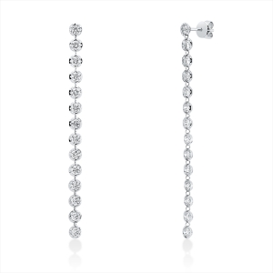 Ohrschmuck  14kt Weißgold mit 2,18ct Diamanten