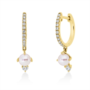 Creolen  18kt Gelbgold mit 0,00ct Diamanten