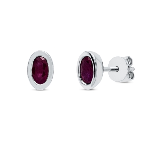 Ohrstecker Zarge 18 kt GG