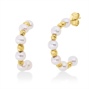 Ohrstecker  18kt Gelbgold mit 0,00ct Diamanten