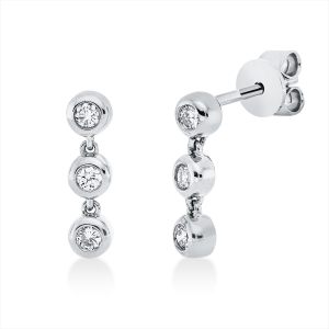 Ohrstecker Zarge 18 kt GG