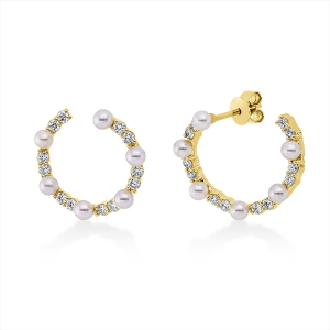 Ohrstecker  18kt Gelbgold mit 0,61ct Diamanten