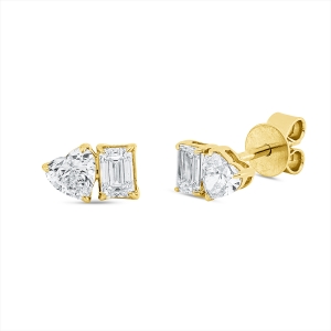 Ohrstecker  18kt Gelbgold mit 0,81ct Diamanten