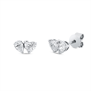 Ohrstecker  18kt Weißgold mit 0,76ct Diamanten