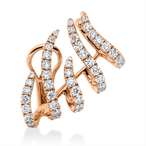 Ohrschmuck  18kt Rotgold Ohrmanschette mit 1,74ct Diamanten