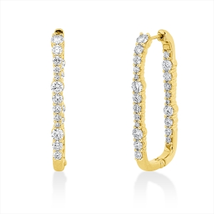 Creolen 18 kt GG+WG